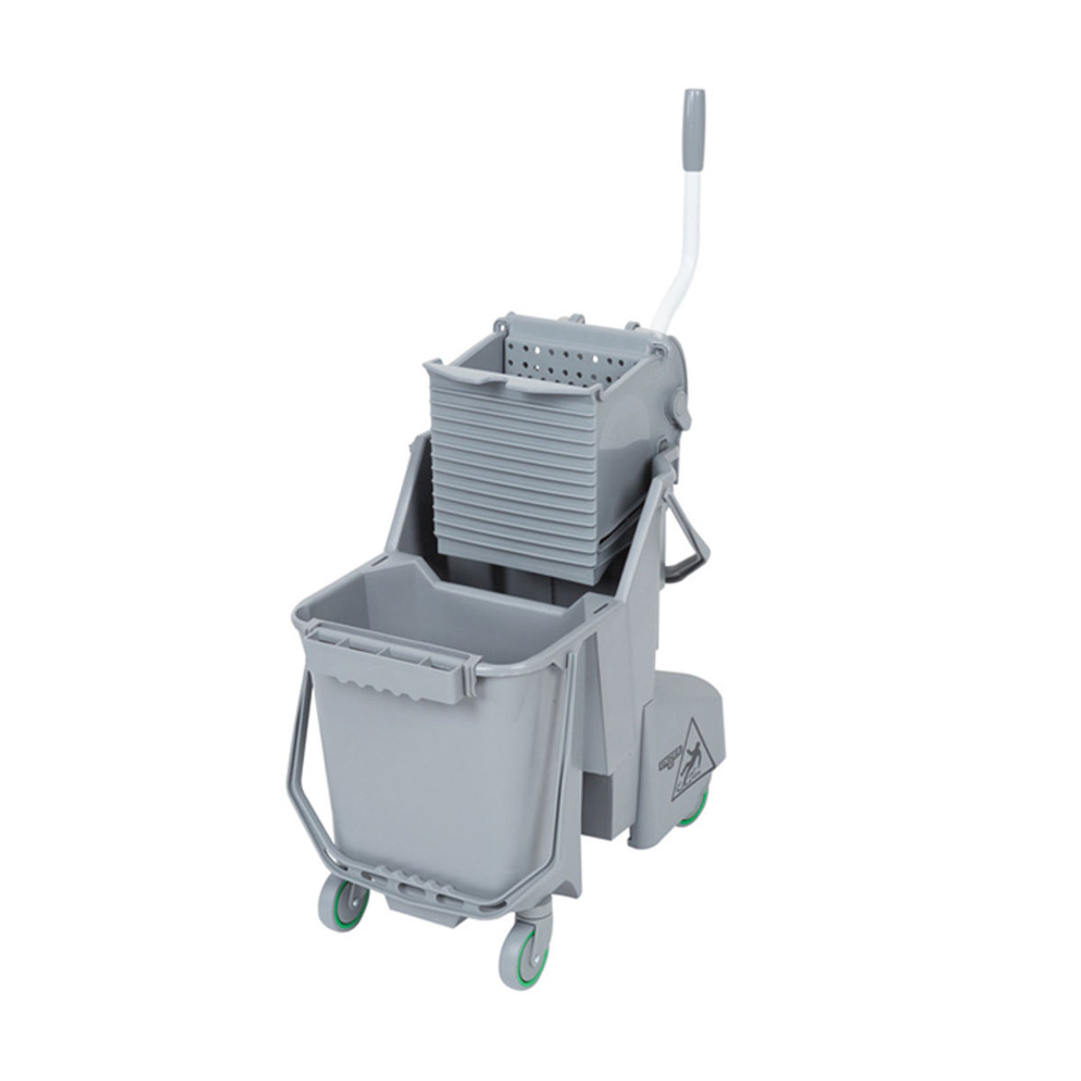 Afbeelding van Unger Dubbele Rolemmer 30 ltr Grijs