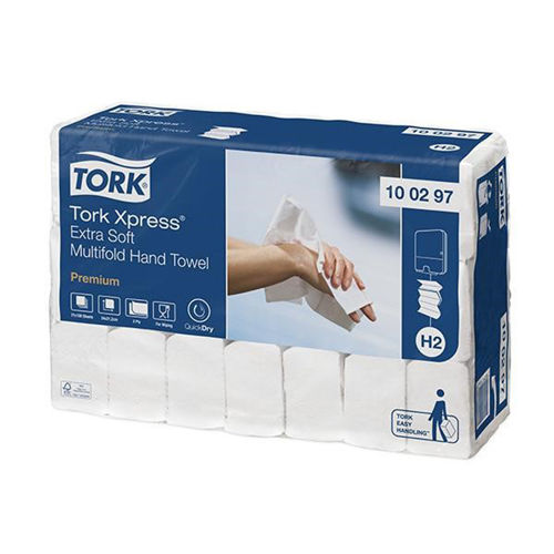 Tork H2 Handdoek Multifold 2lgs Premium 21x100 stuks