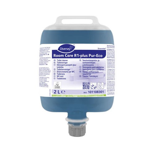 Diversey Room Care R1 Plus geconcentreerde toiletreiniger voor dagelijkse sanitairreiniging