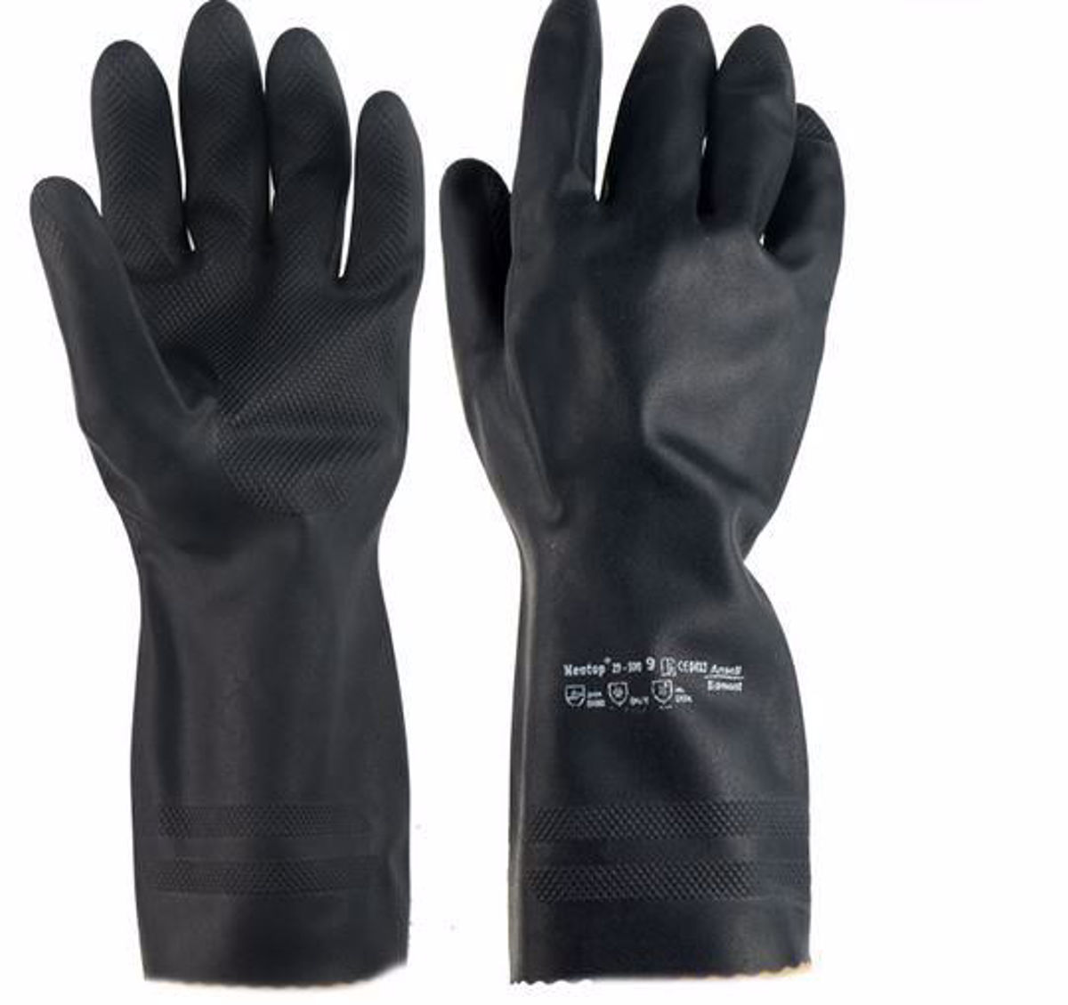 Handschoen Edmont maat XL Zwart