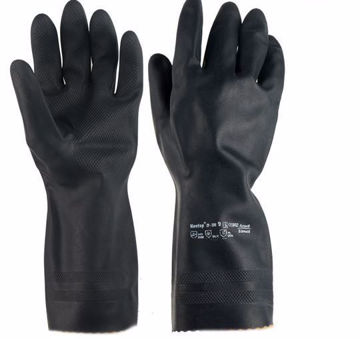 Handschoen Edmont maat XL Zwart