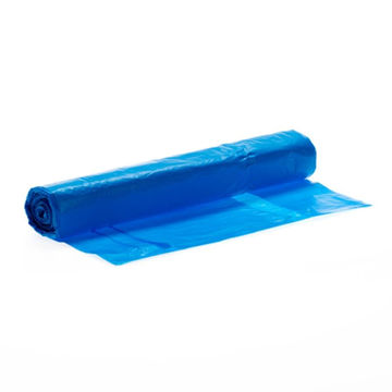 Afbeelding van Afvalzak LDPE 65/25x140 cm T70 Blauw rol à 10 stuks