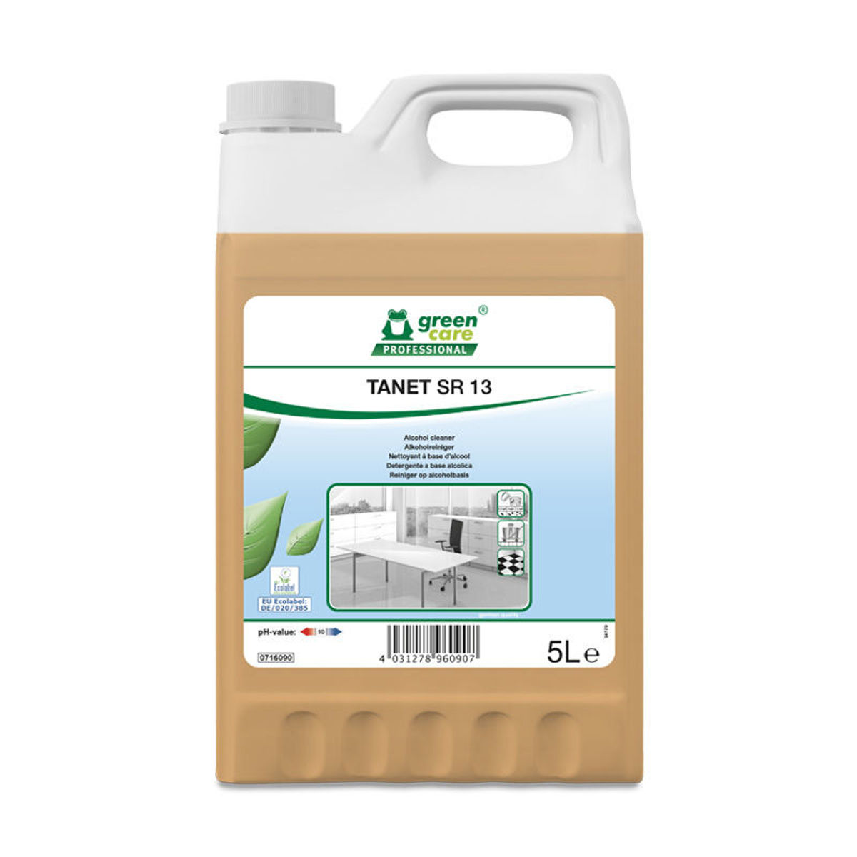 Green Care Professional TANET SR13 5 liter alcoholreiniger voor streeploze interieurreiniging