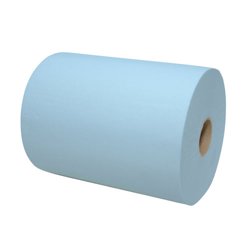 Xubliem Handdoek Rol 2lgs Basic Blauw 6x700 stuks