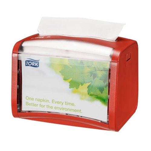 Afbeelding van Tork Xpressnap Tabletop Napkin Dispenser Rood