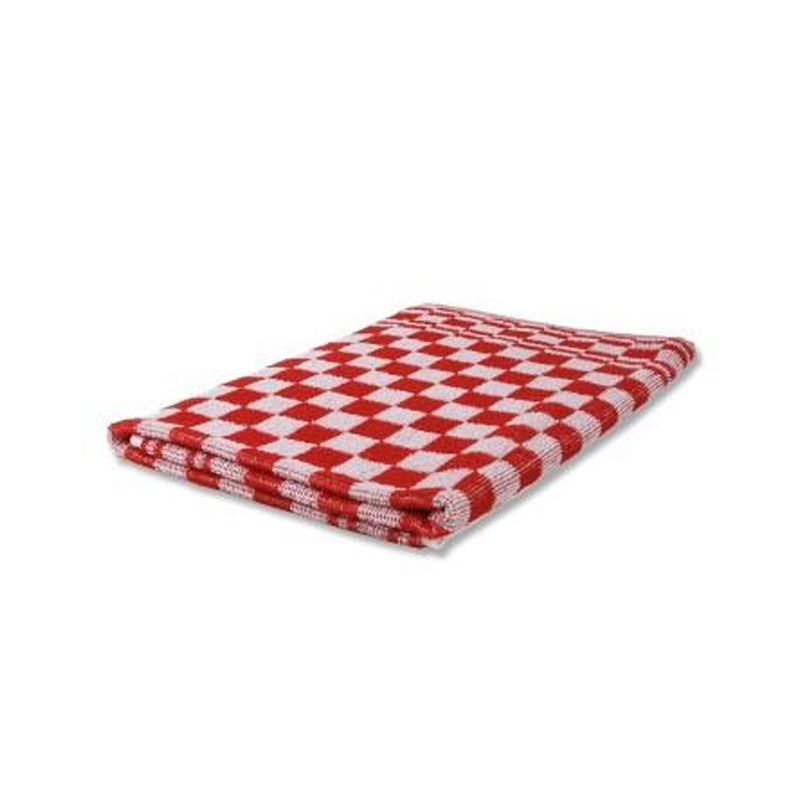 Keukendoek Rood/Wit 60x60 cm 6 stuks