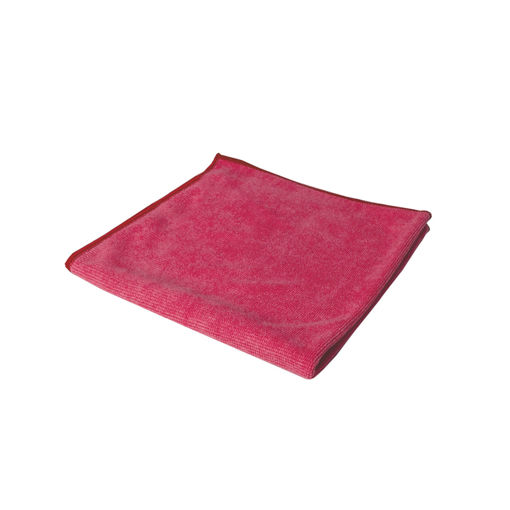 Microvezeldoek 55 gram 40x40 cm Rood 10 stuks