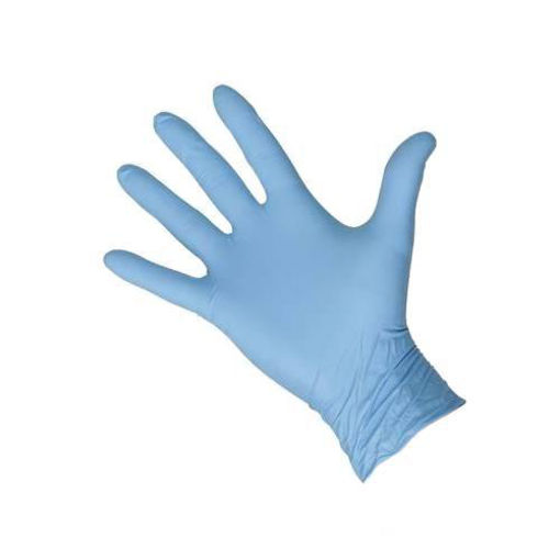 Afbeelding van Handschoen Latex Gepoederd maat S Blauw 100 stuks