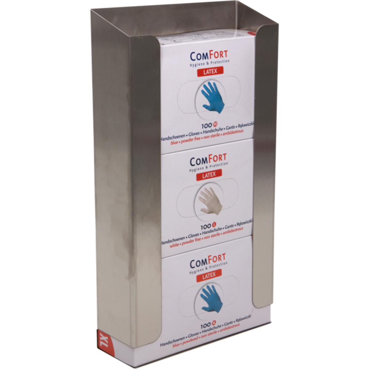 Dispenser Handschoen RVS 3-doos