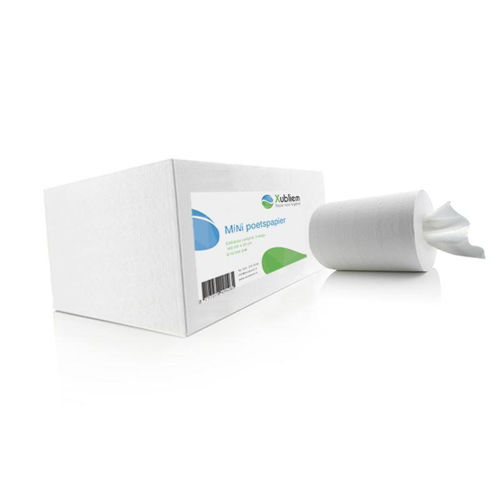 Xubliem Poetsrol Mini 2-Lgs Wit Zk 12x60 Mtr