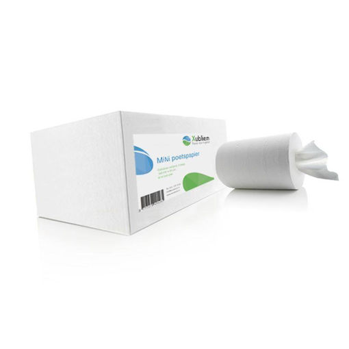 Xubliem Poetsrol Mini 2-Lgs Wit Zk 12x60 Mtr