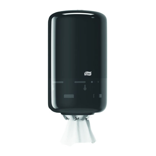 Tork M1 Poetsrol Dispenser Mini Zwart