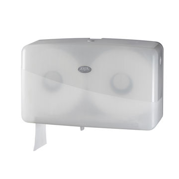 Pearl White Jumbo Duo Toiletrol Dispenser Mini 