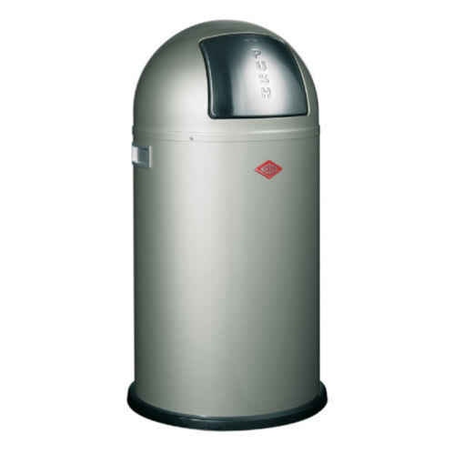 Wesco Afvalbak Metaal Push 50 ltr Grijs