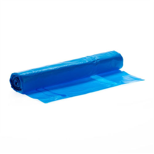 Afbeelding van Afvalzak HDPE 65/28x140 cm T30 Blauw rol à 10 stuks