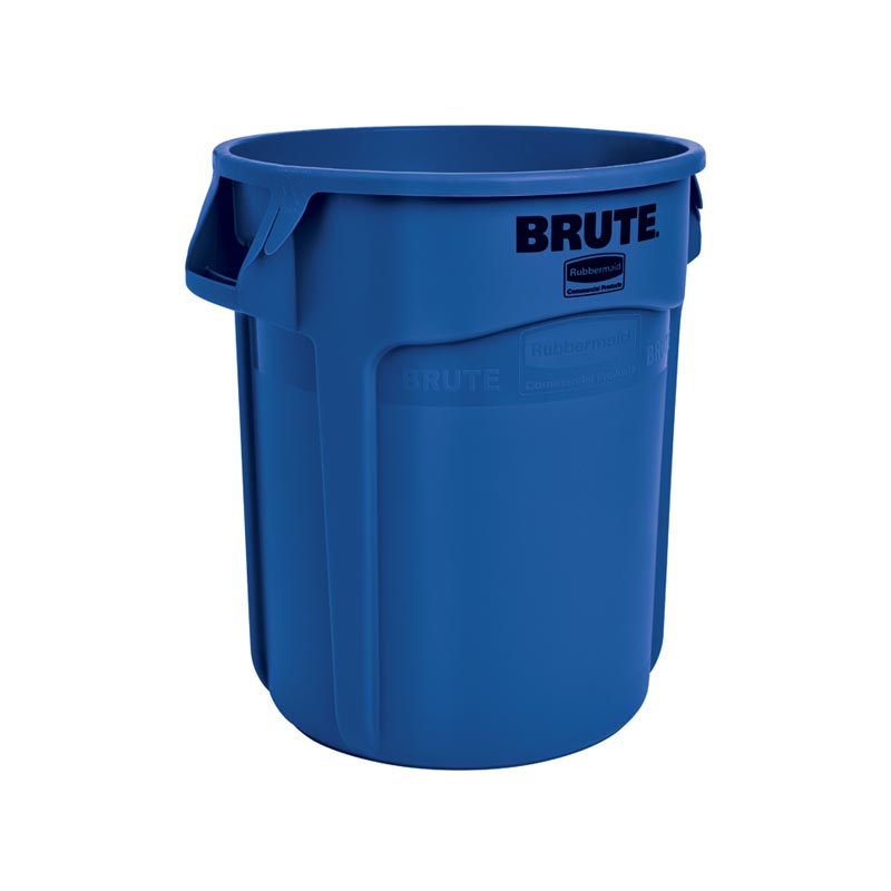 klimaat Of Samengroeiing Rubbermaid Afvalbak Kunststof Open 121 ltr Blauw | Avodesch