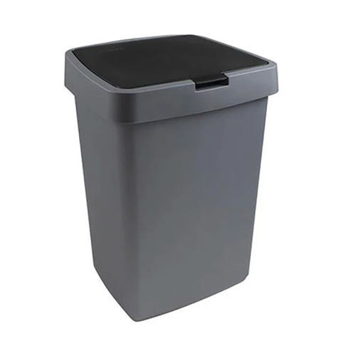 Afvalbak Kunststof Klep 25 ltr Grijs