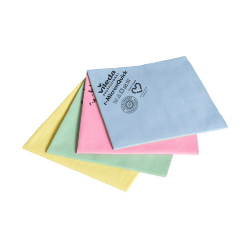 Afbeelding van Vileda Microvezeldoek r-Micronquick 38x40 cm Blauw 5 stuks