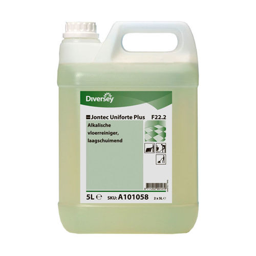 Diversey Jontec Uniforte 2x5 liter vloerreiniger voor waterbestendige harde vloeren