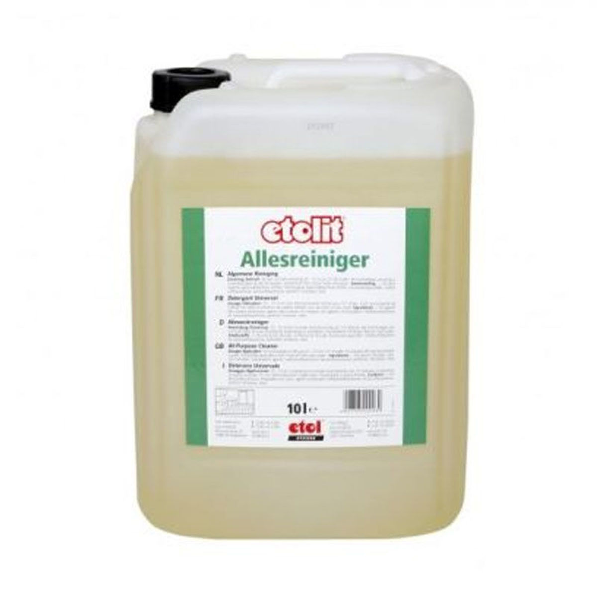 Etolit Allesreiniger 10 liter can voor dagelijkse reiniging van afwasbare oppervlakken