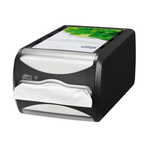 Afbeelding van Tork Xpressnap Counter Napkin Dispenser Zwart