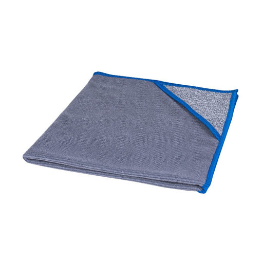 Allure Microvezeldoek met Scrubhoek 40x40 cm Blauw 10 stuks