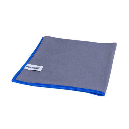 Allure Microvezeldoek Glas/Metaal 40x40 cm Blauw 10 stuks