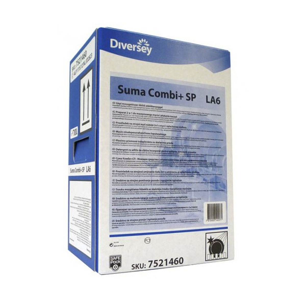 Diversey Suma Combi+ Safepack 10 ltr professioneel vaatwasmiddel en naspoelmiddel