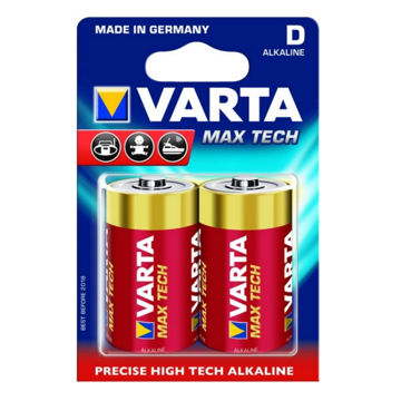 Afbeelding van Varta Alkaline Batterij type D 2 stuks