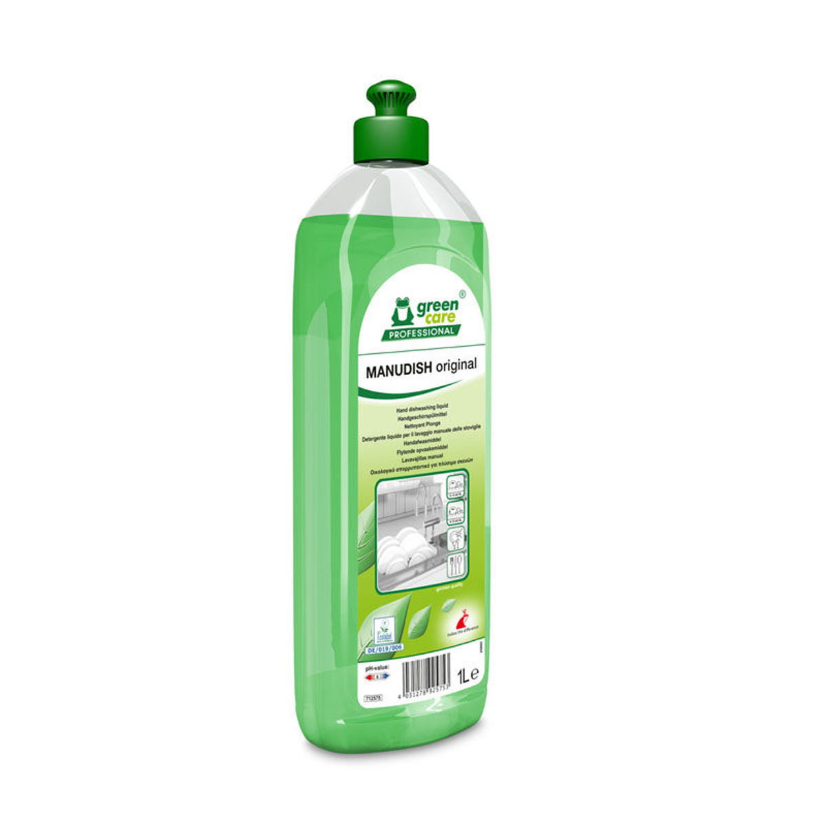 Green Care Professional Manudish Original 1 ltr professioneel handafwasmiddel