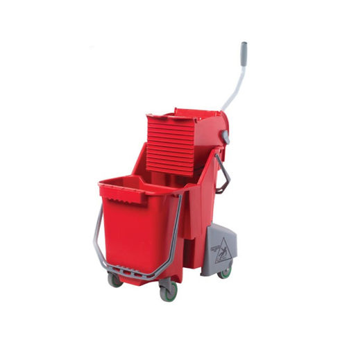 Afbeelding van Unger Dubbele Rolemmer 30 ltr Rood