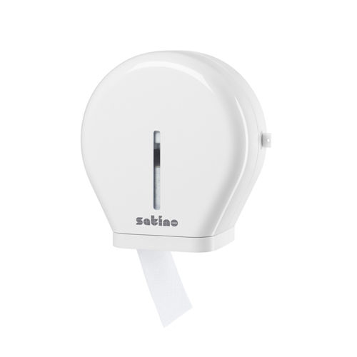 Afbeelding van Satino JT1 Toiletpapier Jumbo Mini Dispenser Wit