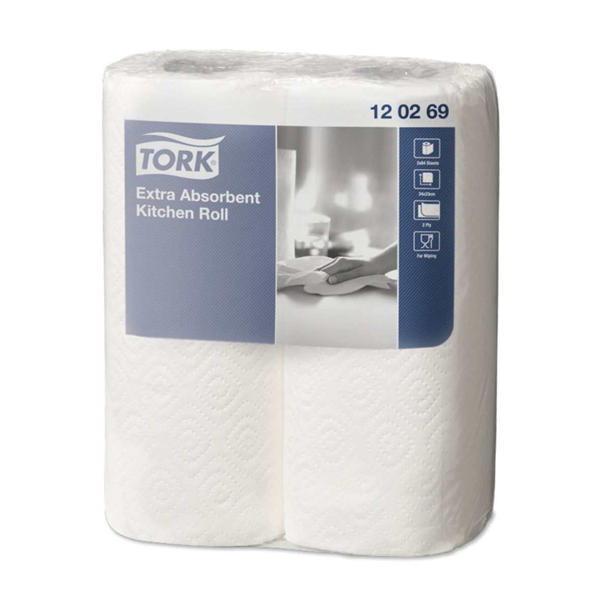 Afbeelding van Tork Keukenrol Extra Absorberend 12x2 rol (157570)