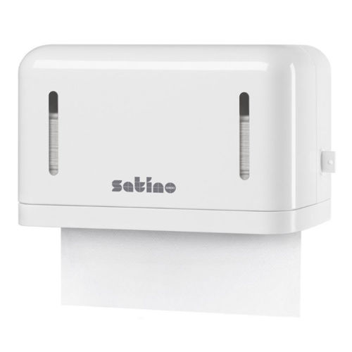 Satino PT4 Handdoek Dispenser Klein Wit