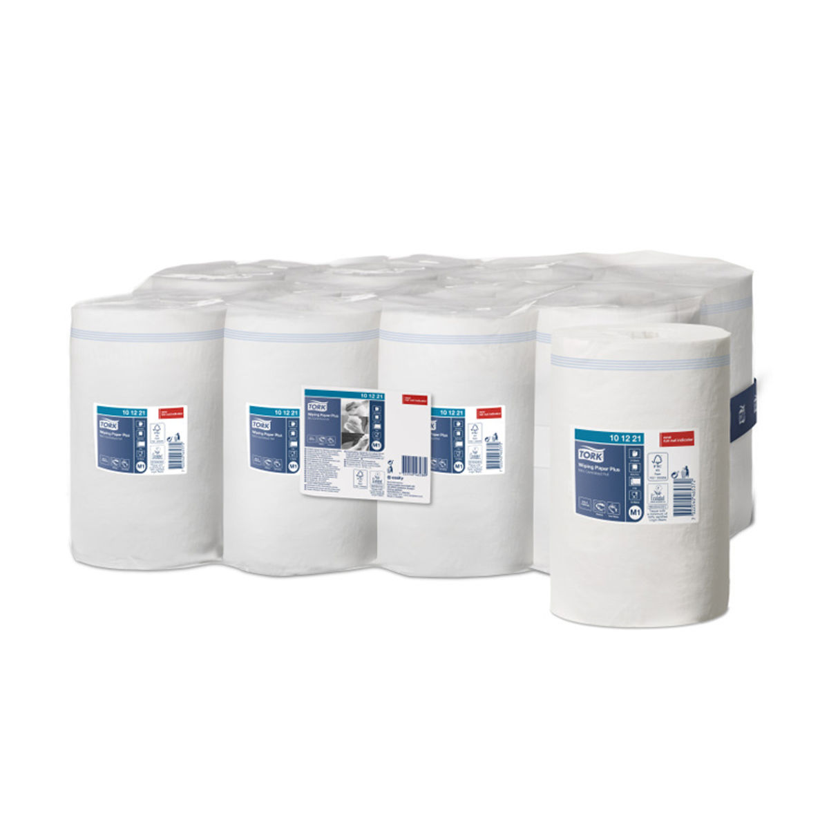 Afbeelding van Tork M1 Poetspapier Mini/2lgs Wit pak à 11 rol