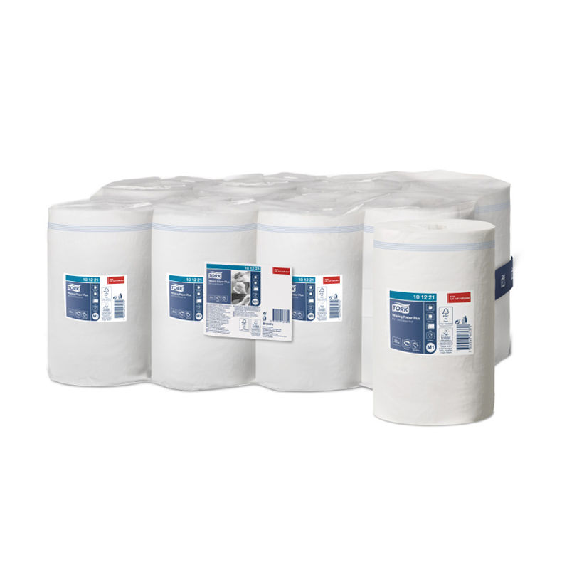 Afbeelding van Tork M1 Poetspapier Mini/2lgs Wit pak à 11 rol