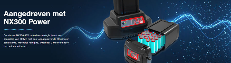 Ontdek de krachtige productiviteit van de nieuwe NX300 Pro Cordless serie