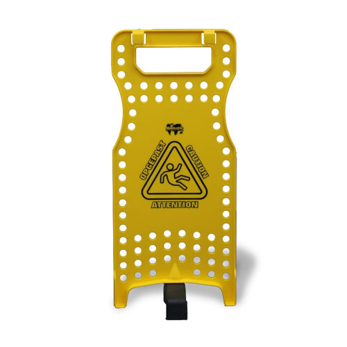 Afbeelding van Numatic Wet-Floor Sign Geel Drie-talig