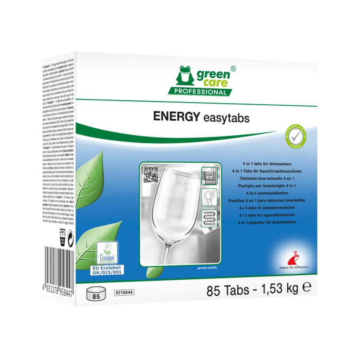 Green Care Professional Energy EasyTabs 85 tabs vaatwastabletten