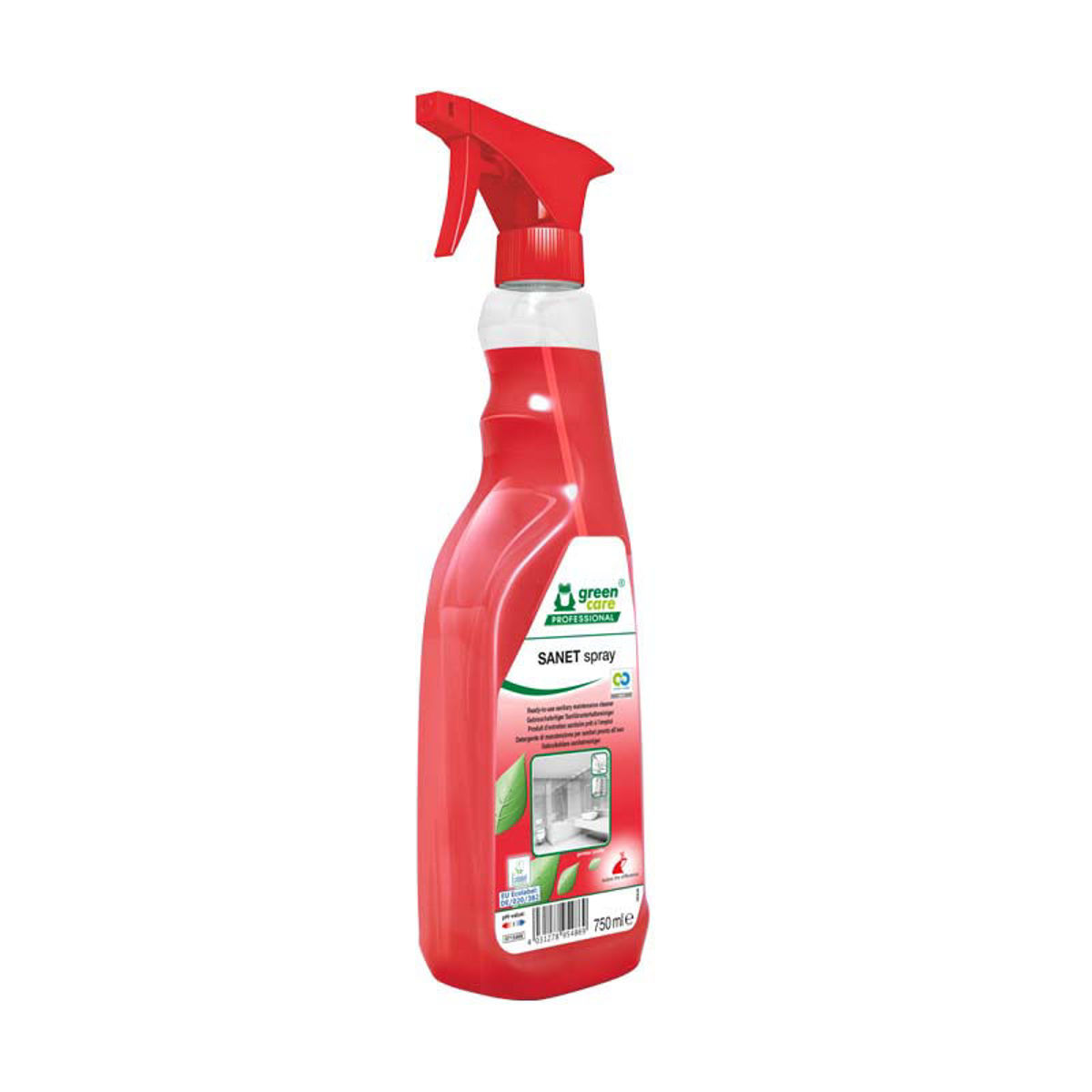 Green Care Professional SANET spray 750 ml gebruiksklare sanitairreiniger