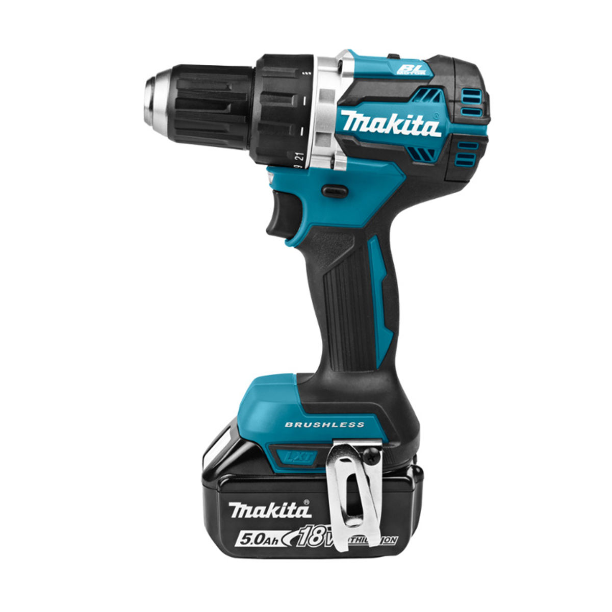 Afbeelding van Makita Boor-/Schroefmachine 18V 2x accu