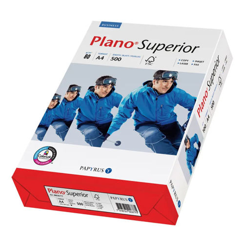 Afbeelding van Plano Printpapier Superior A4 80 g/m² 5x500 vel wit