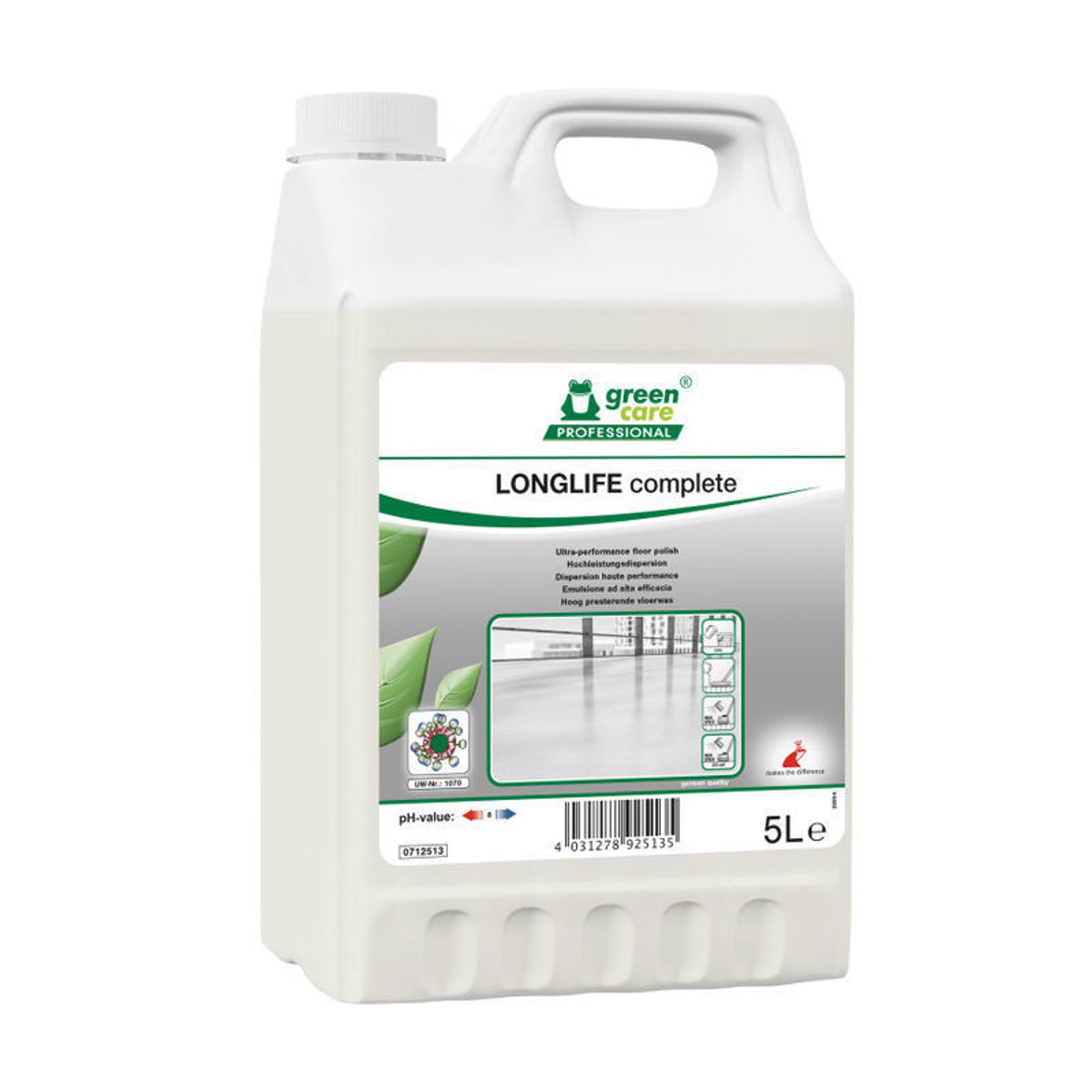 Green Care Professional LONGLIFE complete 5 liter professionele vloerwas