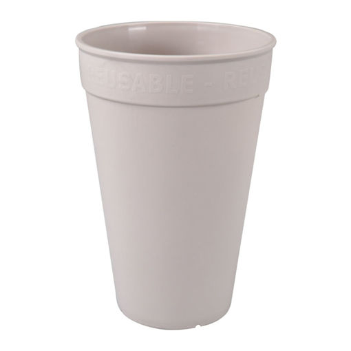 Ökocup Beker Plastic Reusable 400 ml Mokka 80 stuks