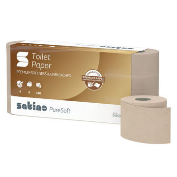 Satino MT1 Puresoft Toiletpapier Traditioneel 4lgs 56x130vel