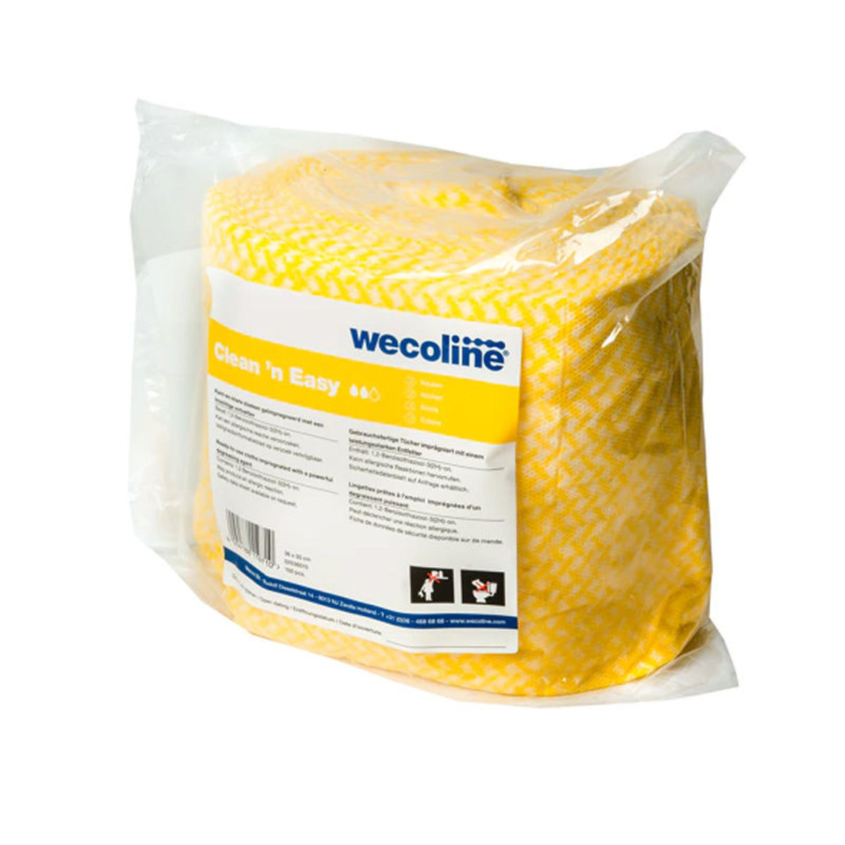 Wecoline Clean n Easy Disposable Keuken 3x150 stuks reinigingsdoeken voor professionele keukenreiniging