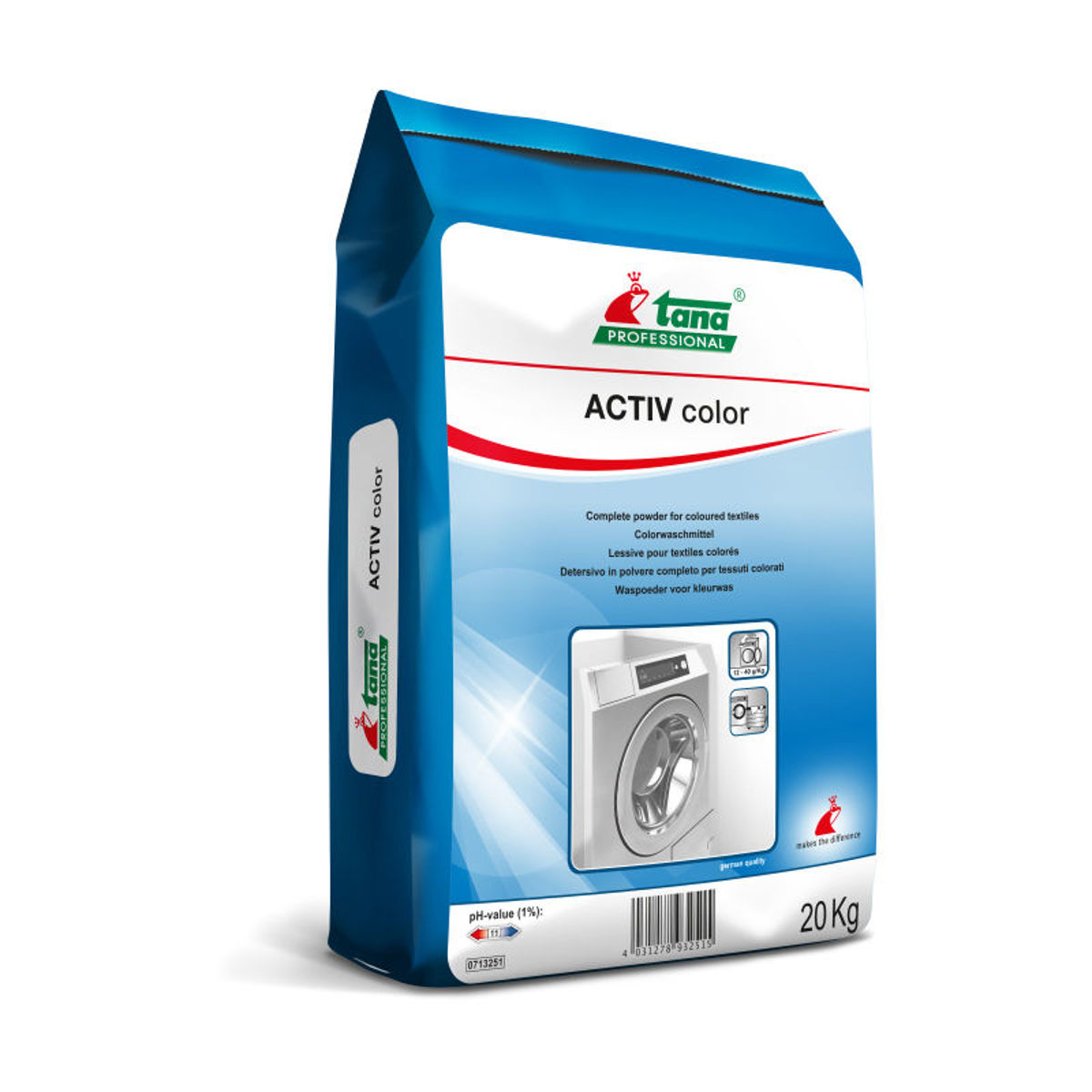 Green Care Professional Activ Color 10 kg waspoeder voor gekleurd textiel