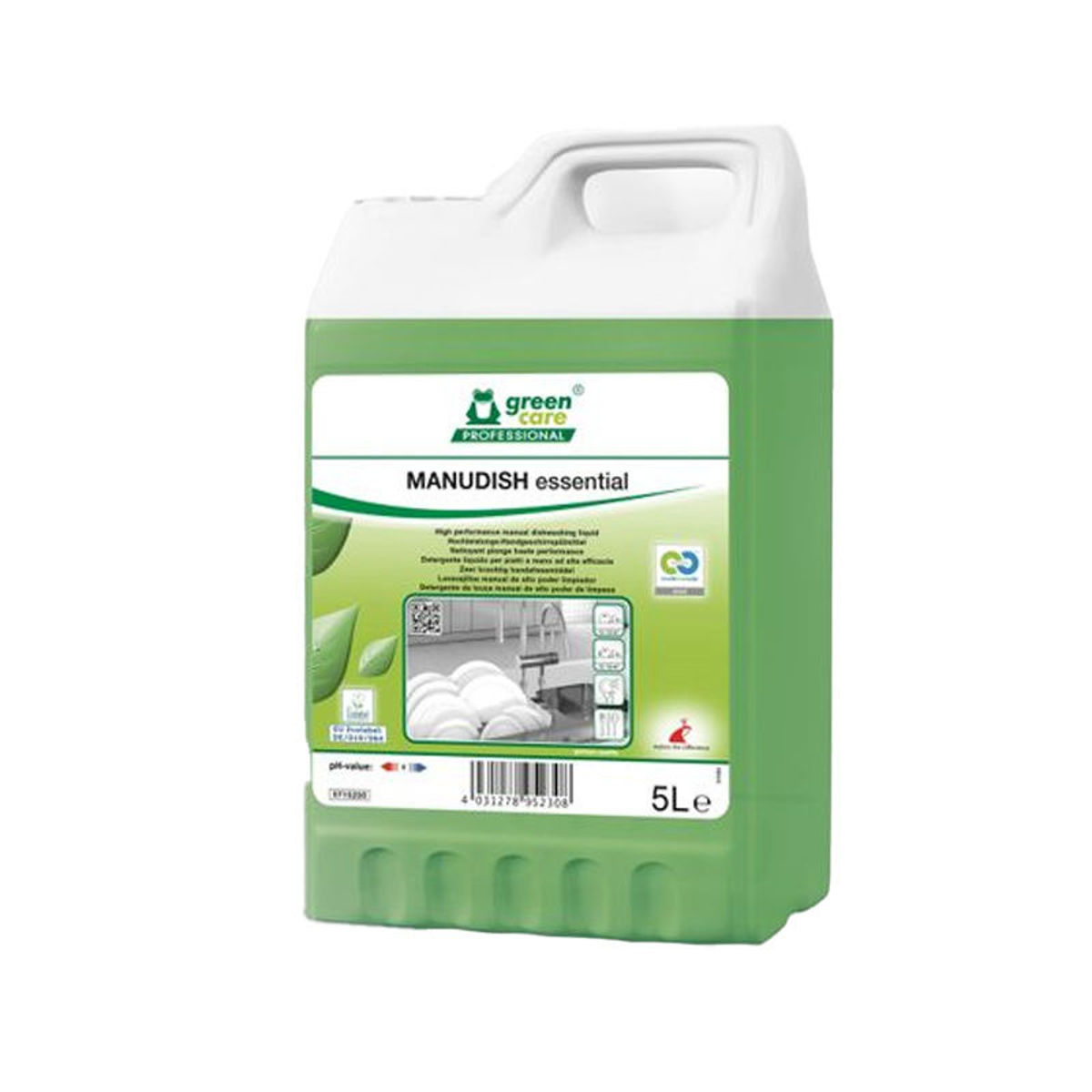 Green Care Professional Manudish Essential 5 ltr handafwasmiddel voor professionele keukens