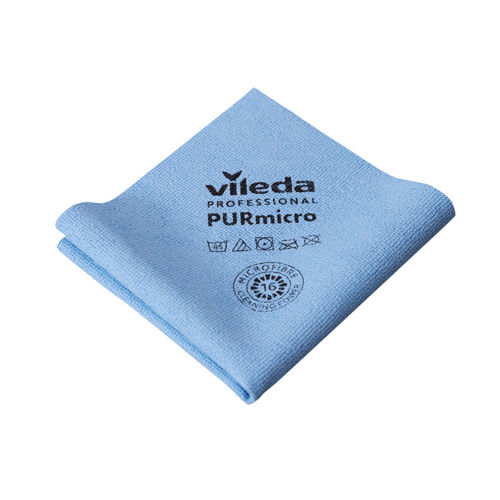 Afbeelding van Vileda Microvezeldoek PURmicro Active 38x35 cm Blauw 5 stuks