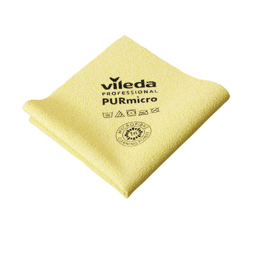 Afbeelding van Vileda Microvezeldoek PURmicro Active 38x35 cm Geel 5 stuks